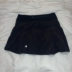 *Rare* lululemon Ruffle Butt Black Tennis Skirt